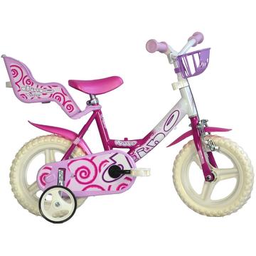 Velo Enfant Dino Fille 12 Cora